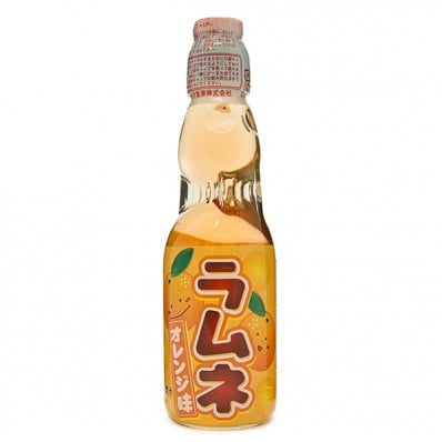 Ramune Orange Japanese Soda drink THT 16-7-2024